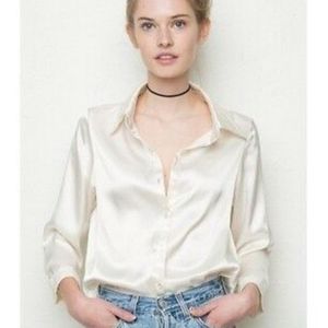RARE Brandy Melville silky blouse